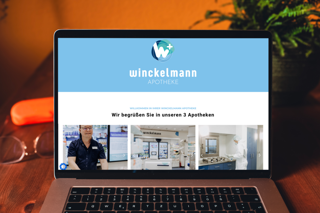 Winckelmann-Gruppe, Stendal - Webdesign Desktop Ansicht